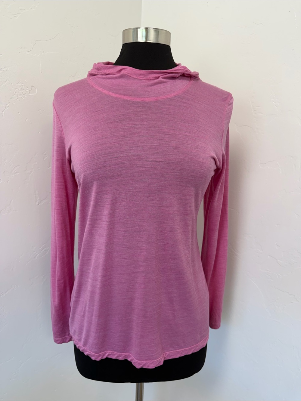 Smartwool Pink Merino Sport 120 Active Ultralite Hoodie Long Sleeve Top Size S